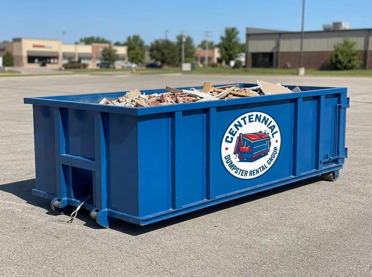 15 yard roll-off dumpster in Centennial
